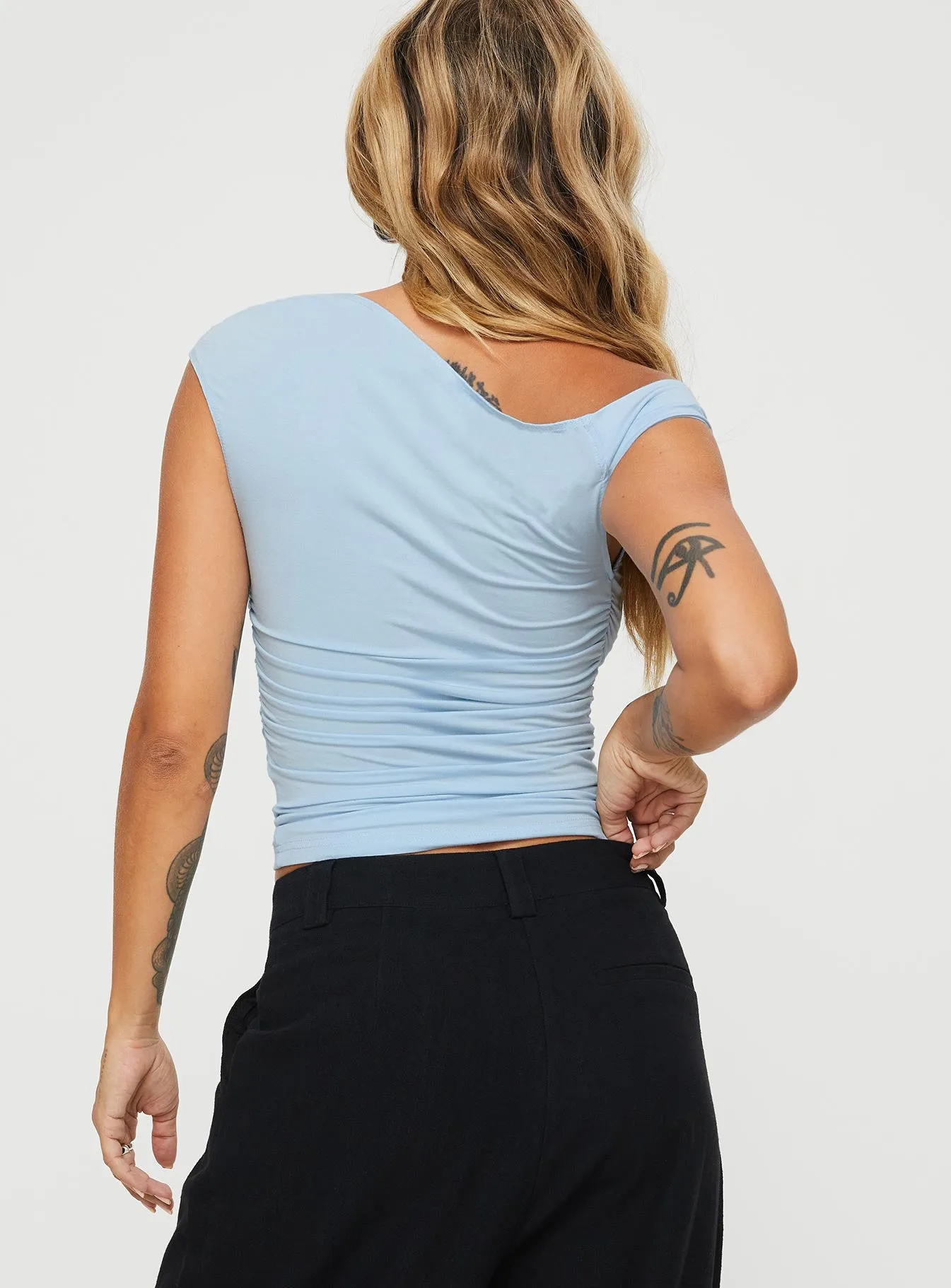 Beller Top Blue sold by Princess Polly product image thumbnail 5