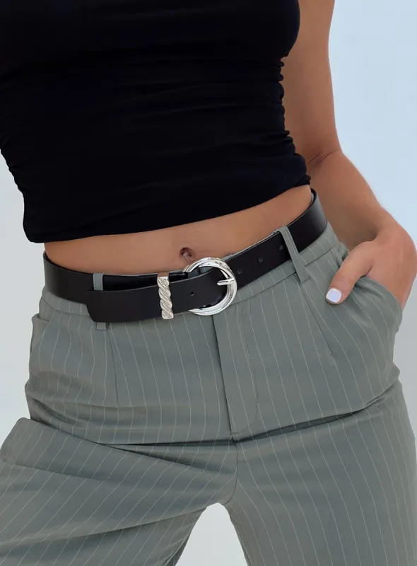 Batkins Belt Black / Silver sold by Princess Polly