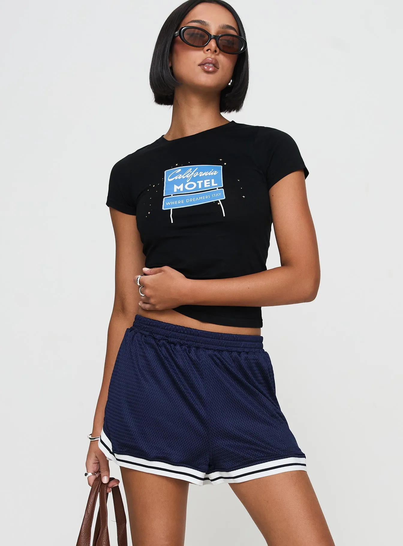 Longer Days Short Navy sold by Princess Polly product image thumbnail 2