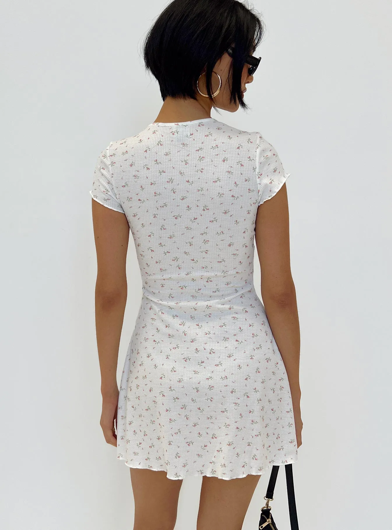 Patton Mini Dress White Floral sold by Princess Polly product image thumbnail 4