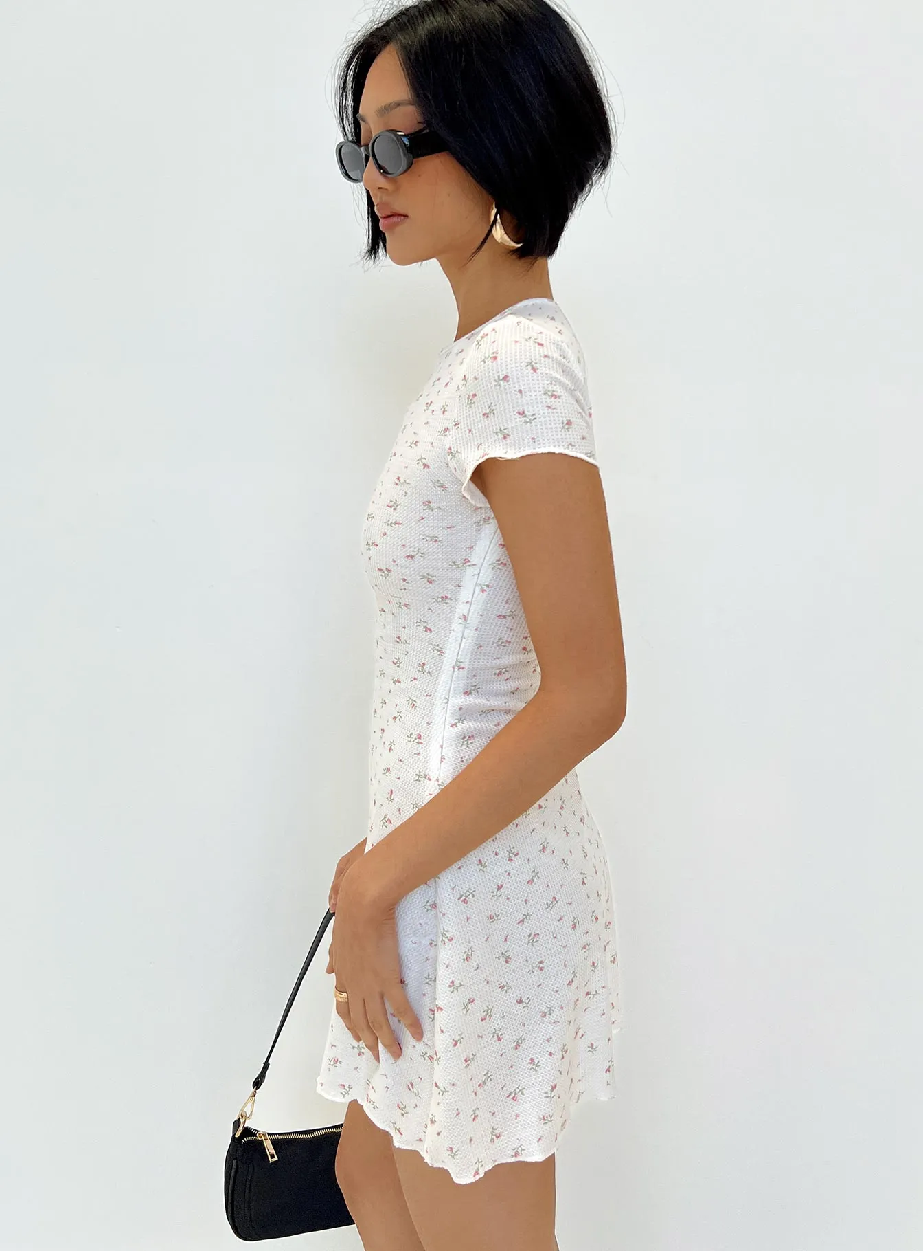 Patton Mini Dress White Floral sold by Princess Polly product image thumbnail 3