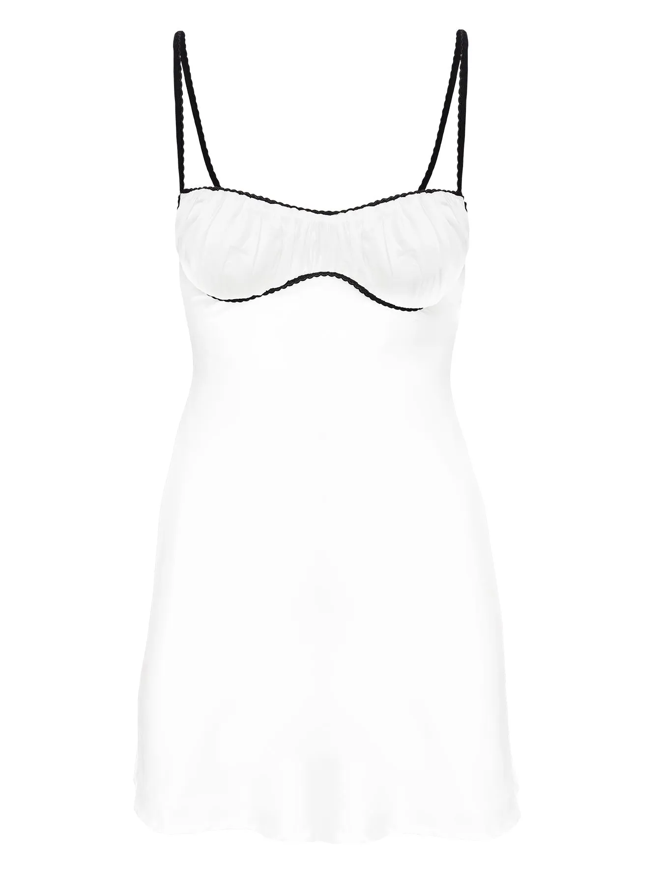 Stassey Mini Dress White sold by Princess Polly product image thumbnail 5