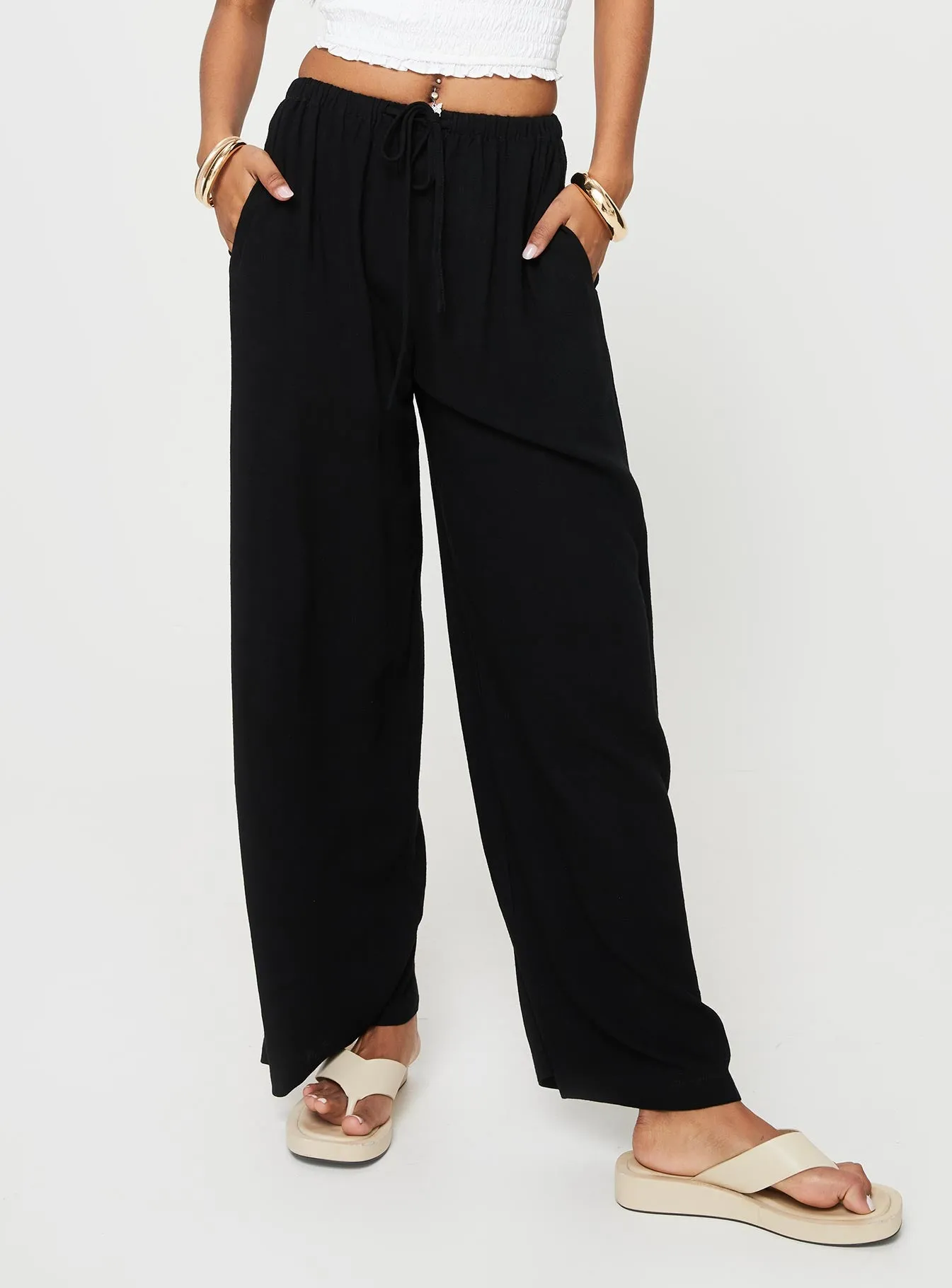Parklea Pants Black sold by Princess Polly product image thumbnail 2