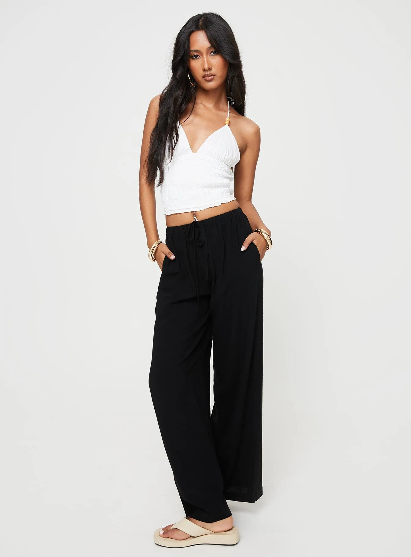 Parklea Pants Black sold by Princess Polly product image thumbnail 3