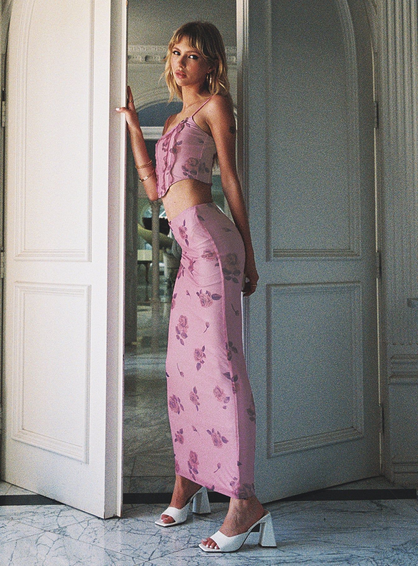 Bilios Rose Maxi Skirt Multi sold by Princess Polly product image thumbnail 2