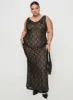 Romani Lace Maxi Dress Black Curve sold by Princess Polly
