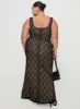 Romani Lace Maxi Dress Black Curve sold by Princess Polly