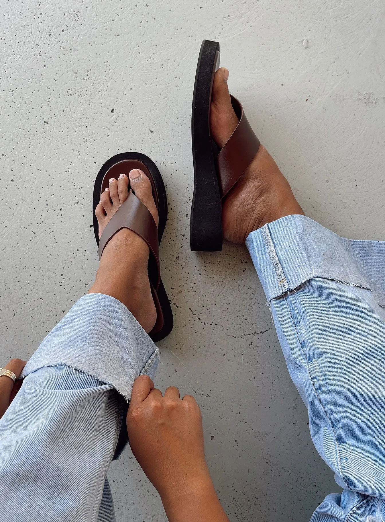 Remi Sandals Chocolate sold by Princess Polly product image thumbnail 5