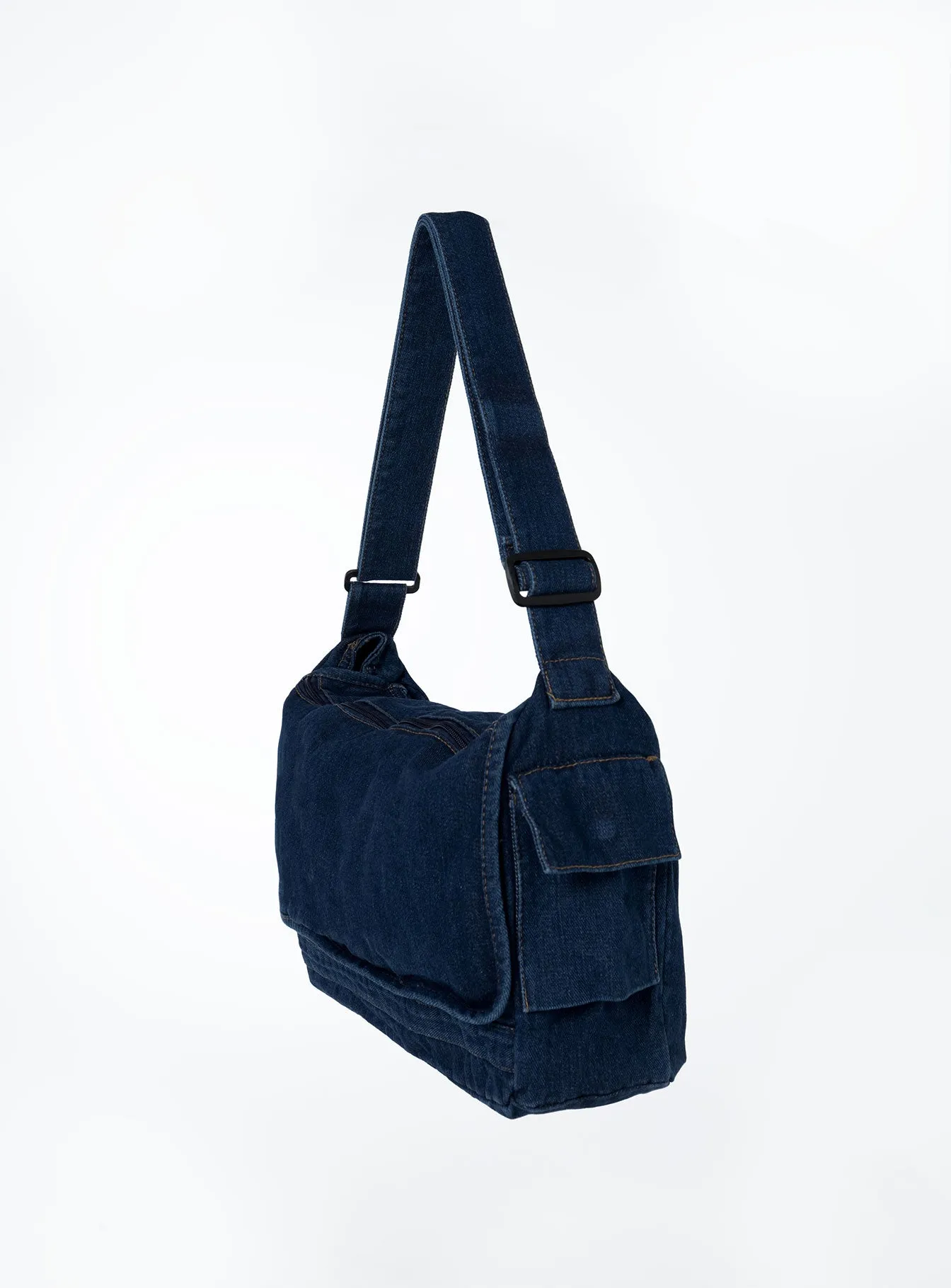 Airdrie Crossbody Bag Dark Wash Denim sold by Princess Polly product image thumbnail 3