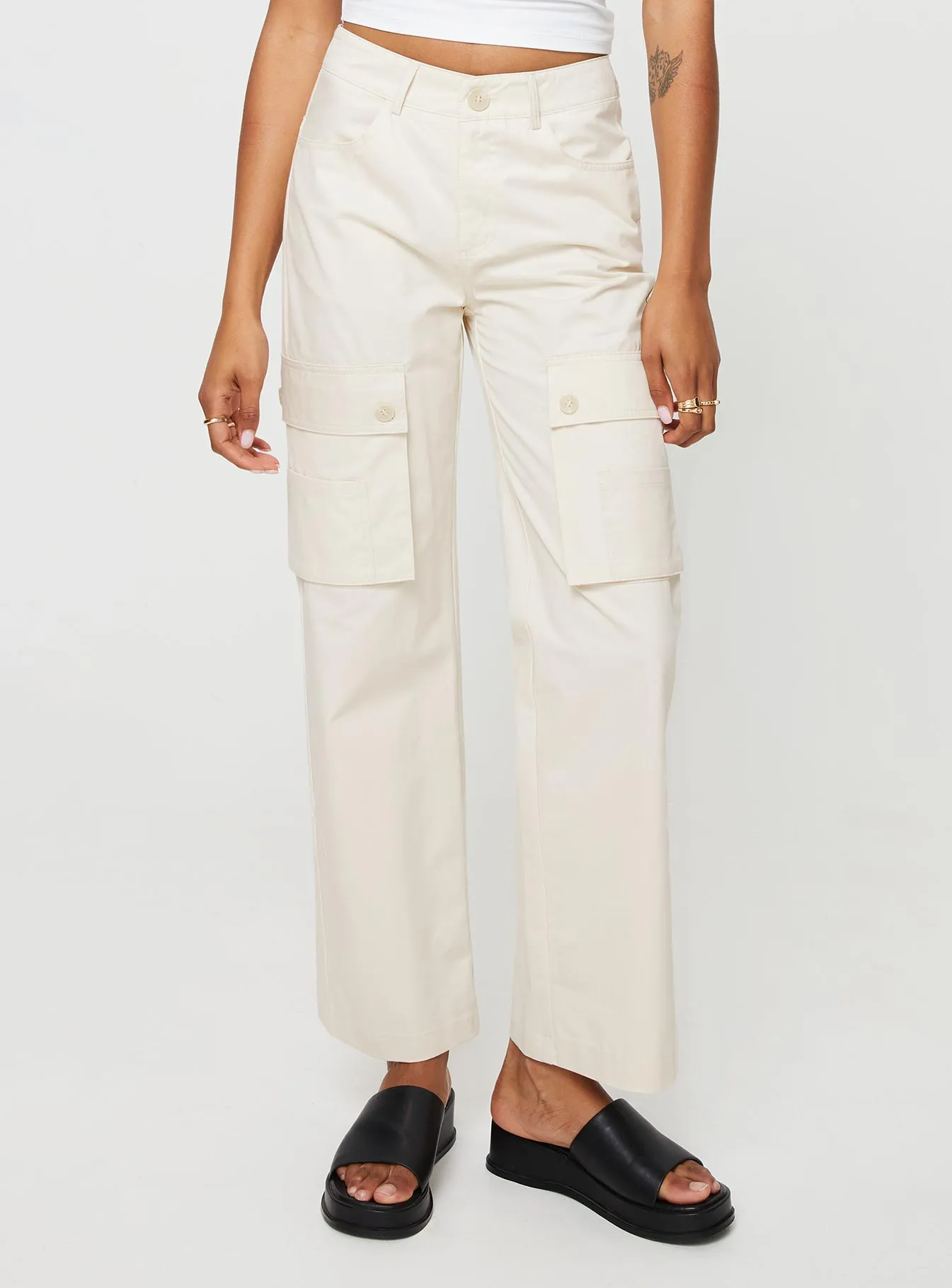 Befort Cargo Pants Beige sold by Princess Polly product image thumbnail 2