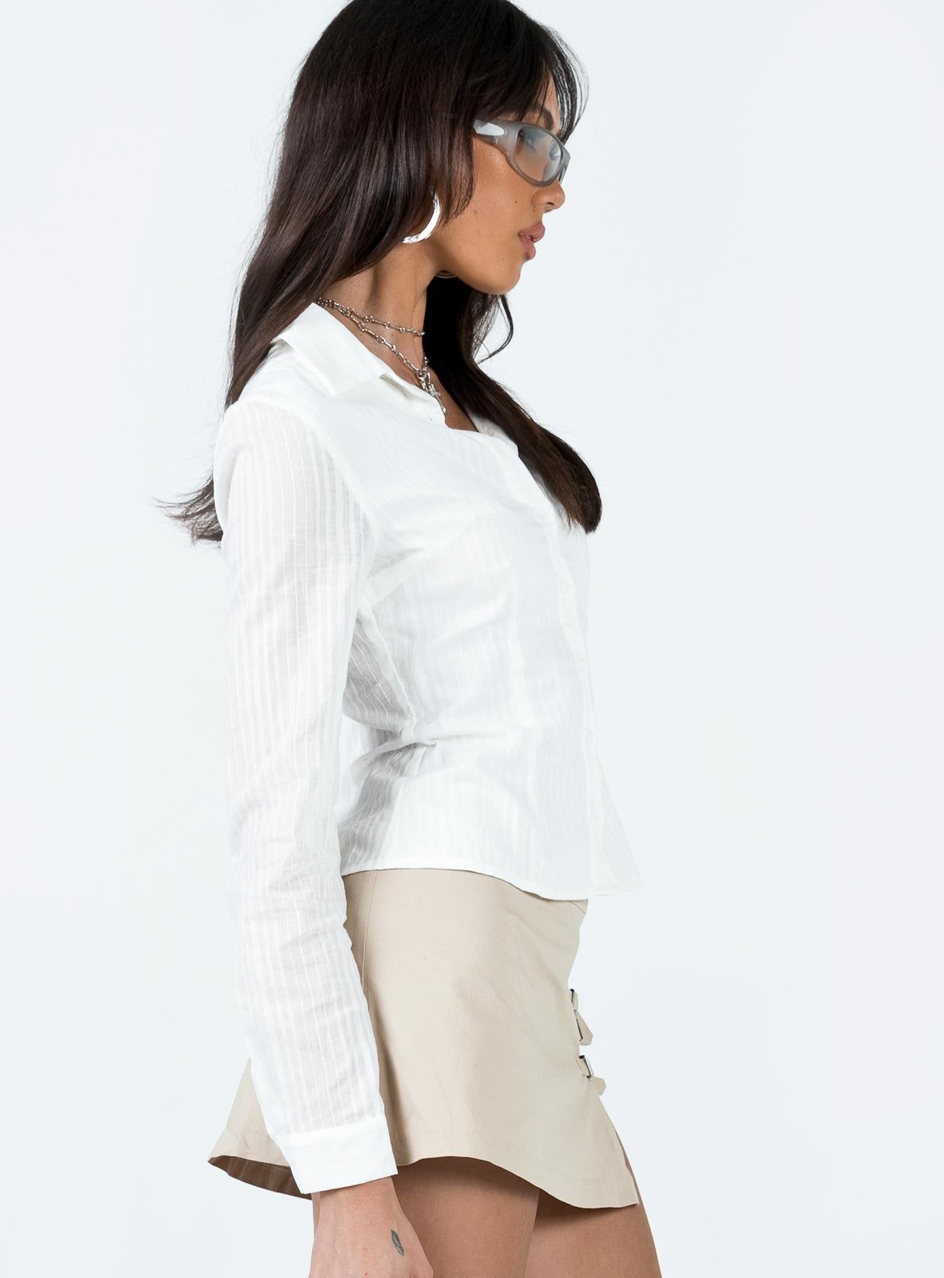 Fogler Shirt White sold by Princess Polly product image thumbnail 5