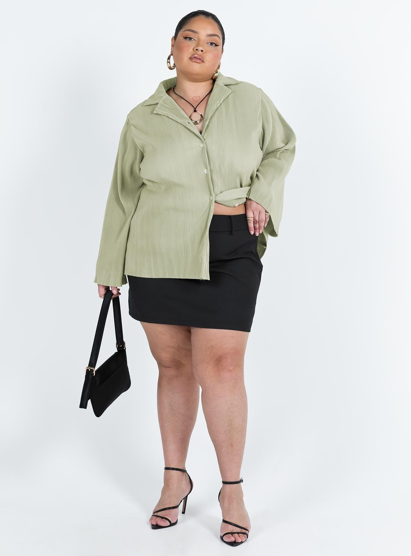 Adam Mini Skirt Black Curve sold by Princess Polly product image thumbnail 3