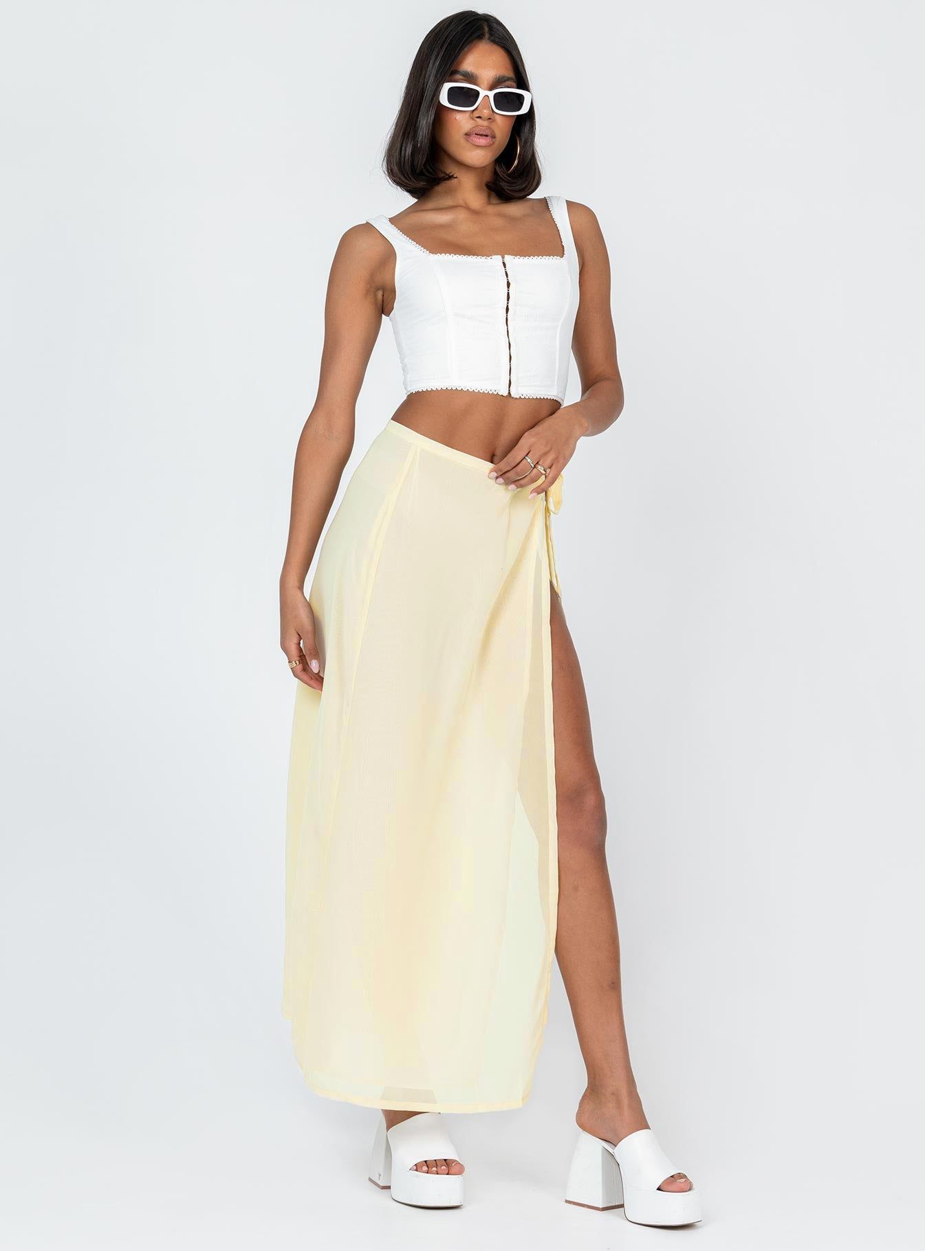 Bryleigh Top White sold by Princess Polly product image thumbnail 3