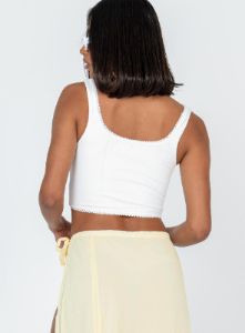 Bryleigh Top White sold by Princess Polly