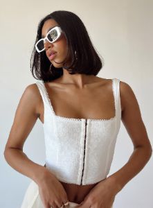 Bryleigh Top White sold by Princess Polly