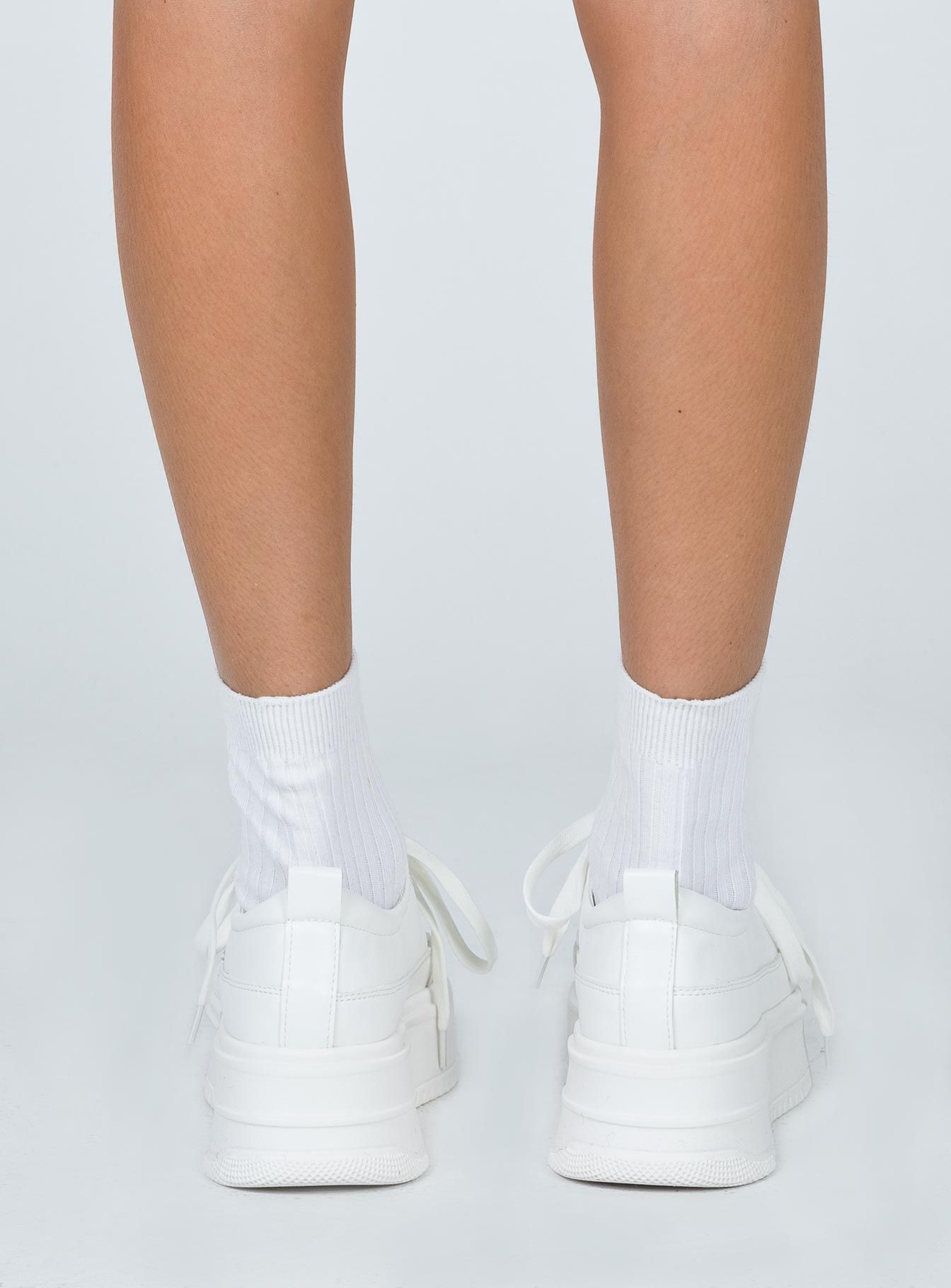 Dylan Sneaker White sold by Princess Polly product image thumbnail 4