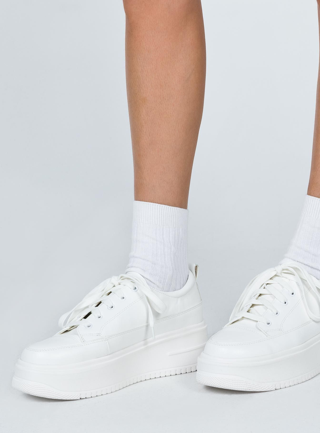 Dylan Sneaker White sold by Princess Polly product image thumbnail 2