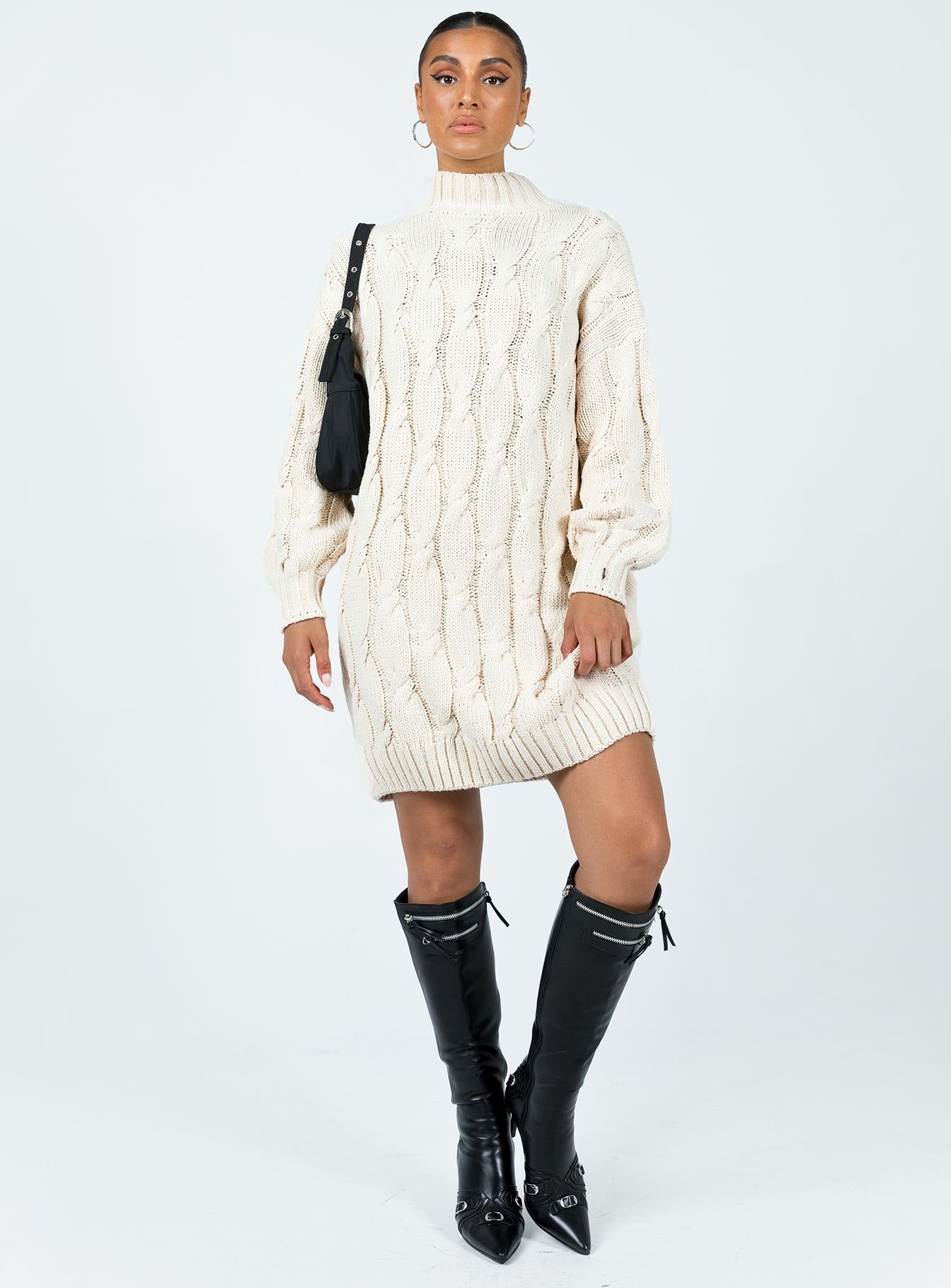 Corthay Sweater Mini Dress Cream sold by Princess Polly product image thumbnail 5