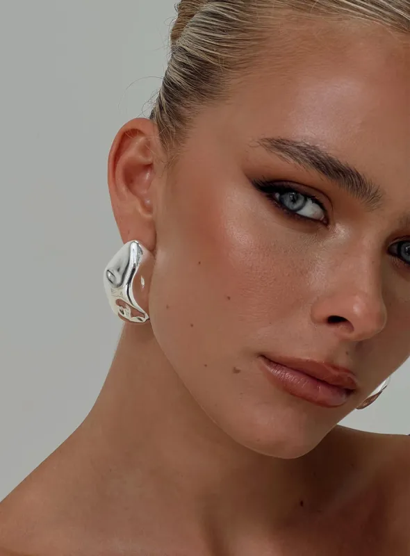 Driscoll Earrings Silver sold by Princess Polly