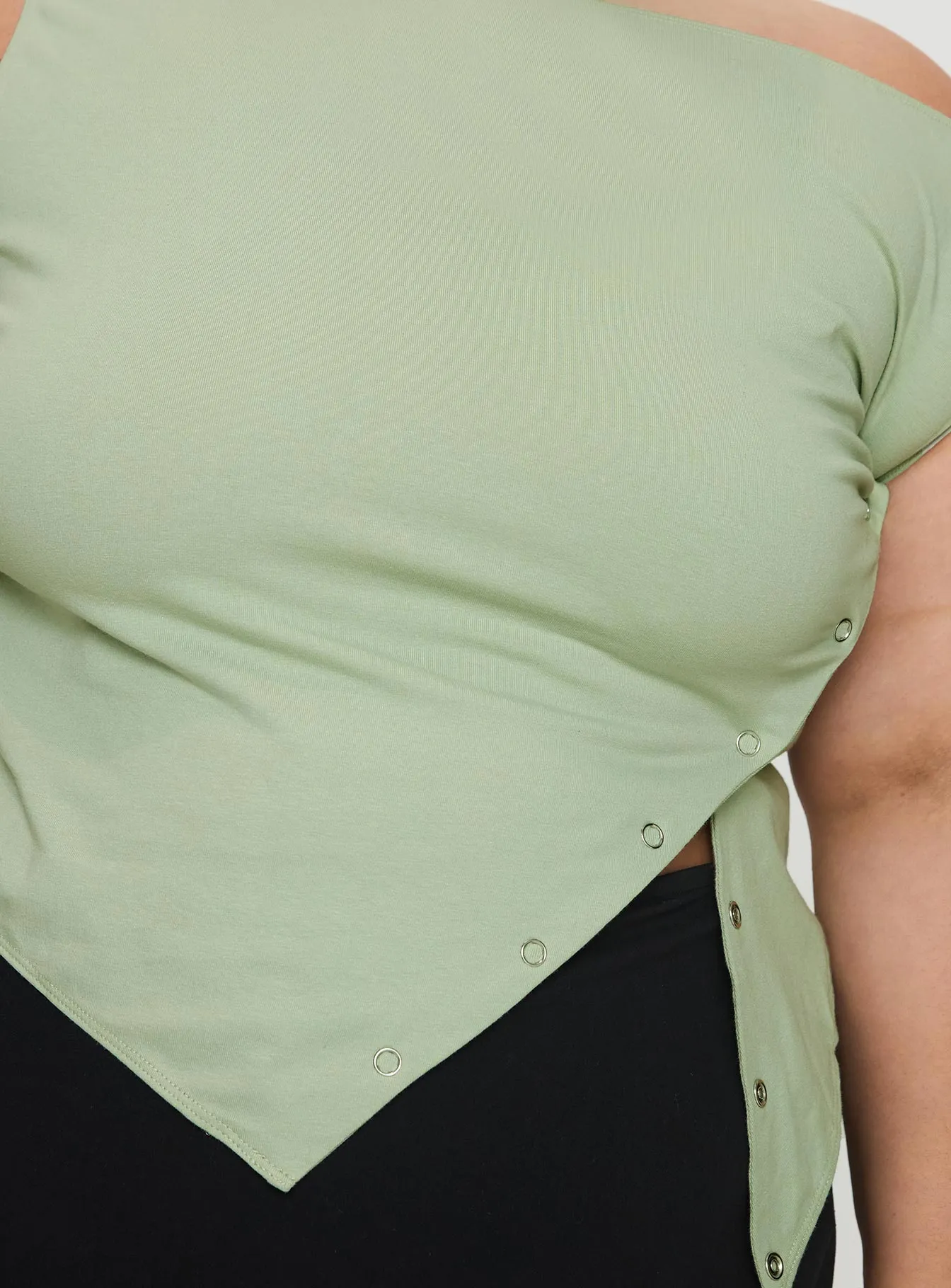 Karre Off The Shoulder Top Sage Curve sold by Princess Polly product image thumbnail 5