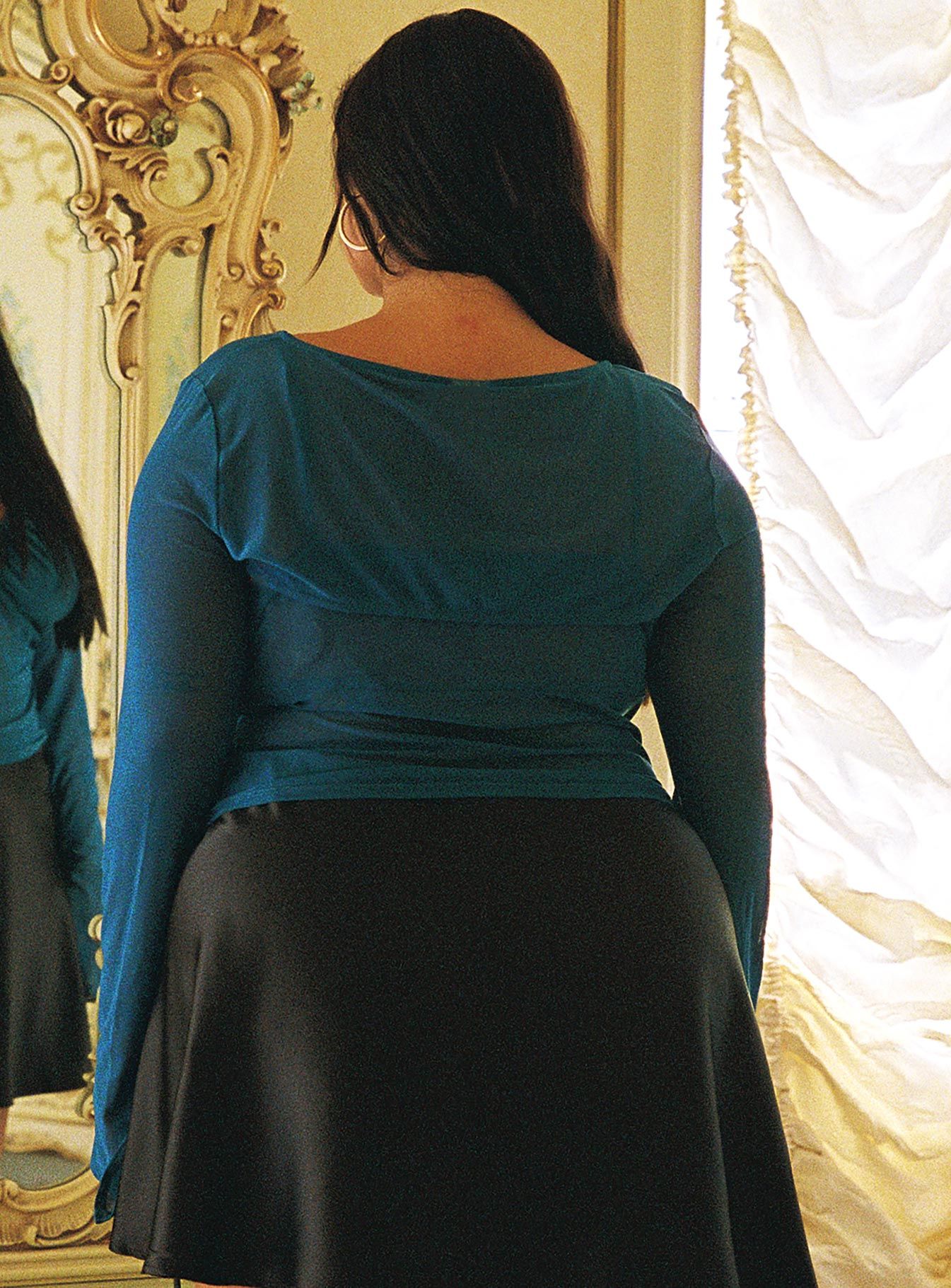 Mcleay Cut Out Top Blue Curve sold by Princess Polly product image thumbnail 5