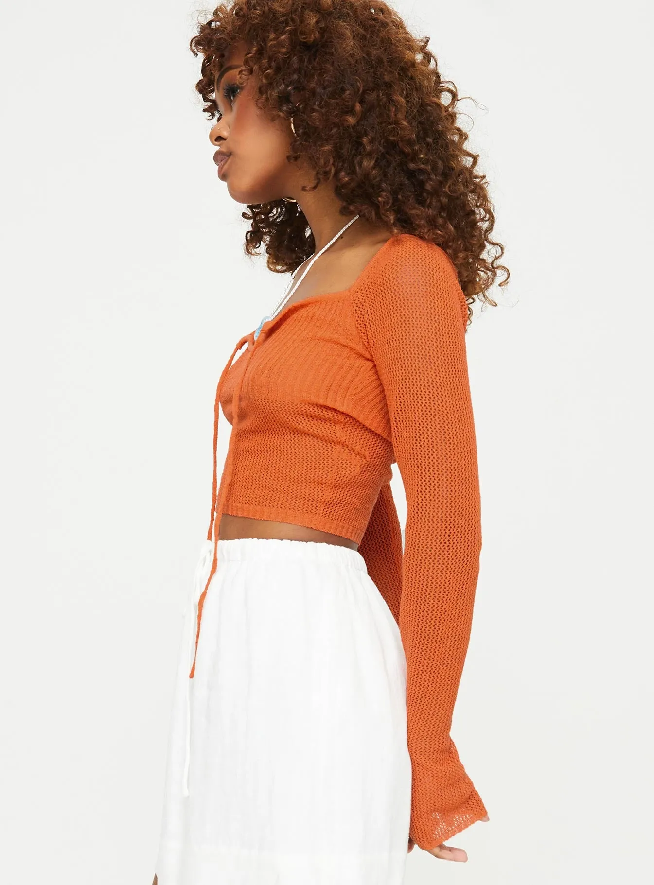 Tyren Top Orange sold by Princess Polly product image thumbnail 4