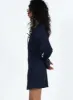 Taron Long Sleeve Mini Dress Navy sold by Princess Polly