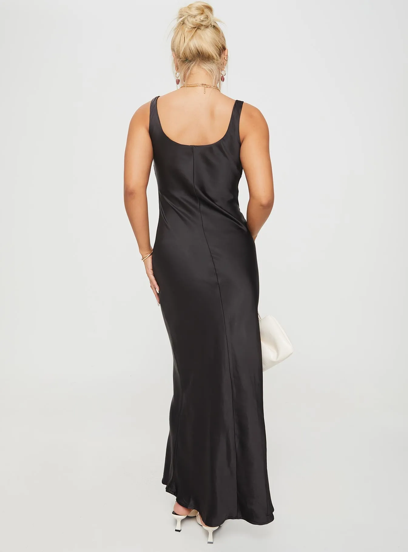 Penelopy Bias Cut Maxi Dress Black sold by Princess Polly product image thumbnail 4