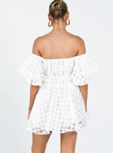 Pascali Mini Dress White sold by Princess Polly