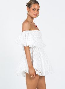 Pascali Mini Dress White sold by Princess Polly