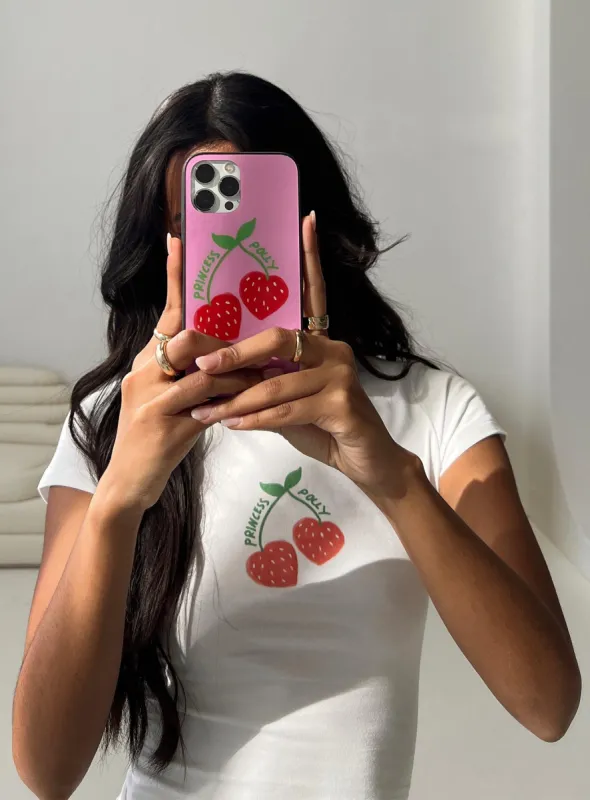 Strawberry Lane iPhone Case Pink sold by Princess Polly