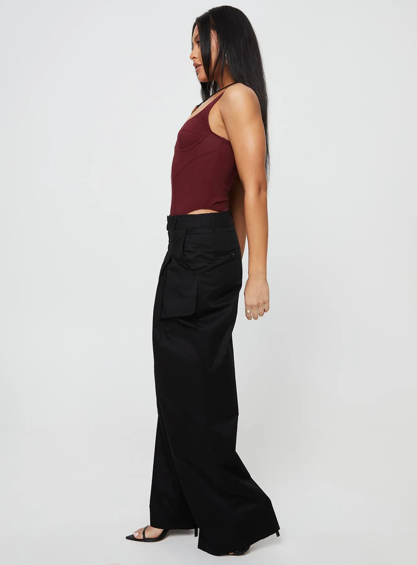 Smokeshow Pants Onyx sold by Princess Polly product image thumbnail 4