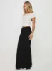 Topping Maxi Skirt Black sold by Princess Polly