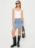 Winthrop Denim Mini Skirt Mid Wash sold by Princess Polly