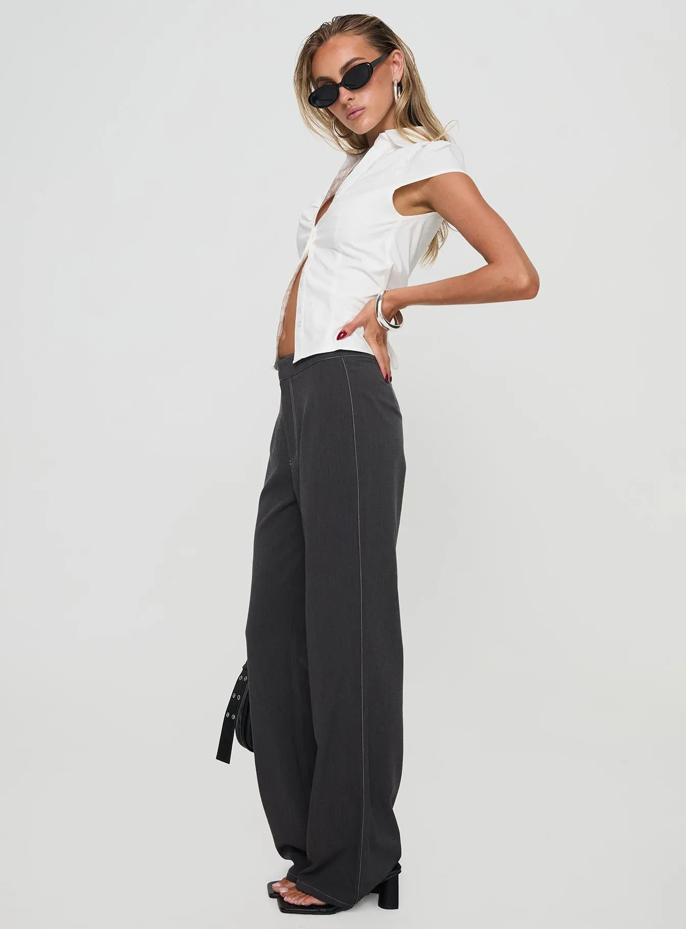Vacke Pants Grey sold by Princess Polly product image thumbnail 4