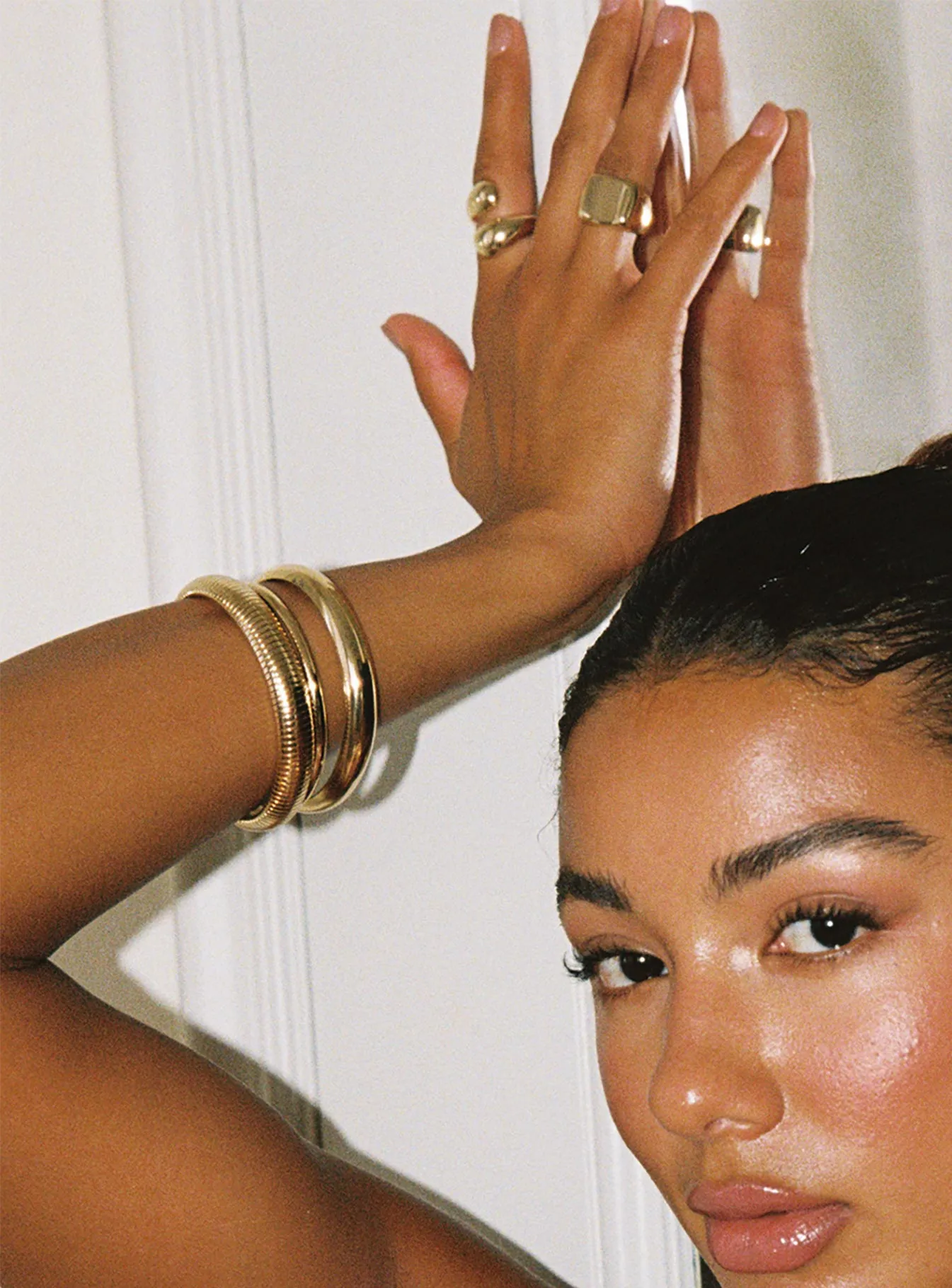 Dapperton Bangle Set Gold sold by Princess Polly