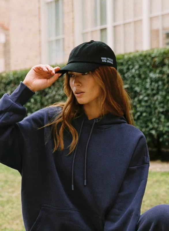 Run It Up Cap Black sold by Princess Polly
