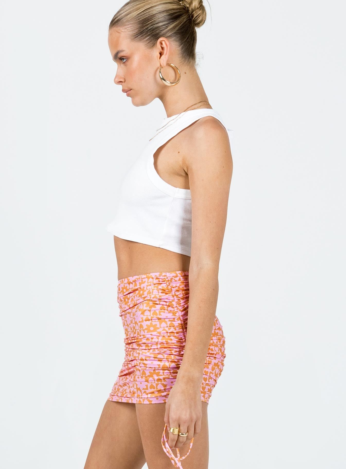 Ludo Mini Skirt Pink sold by Princess Polly product image thumbnail 3