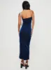 Samper Strapless Maxi Dress Navy Lower Impact sold by Princess Polly
