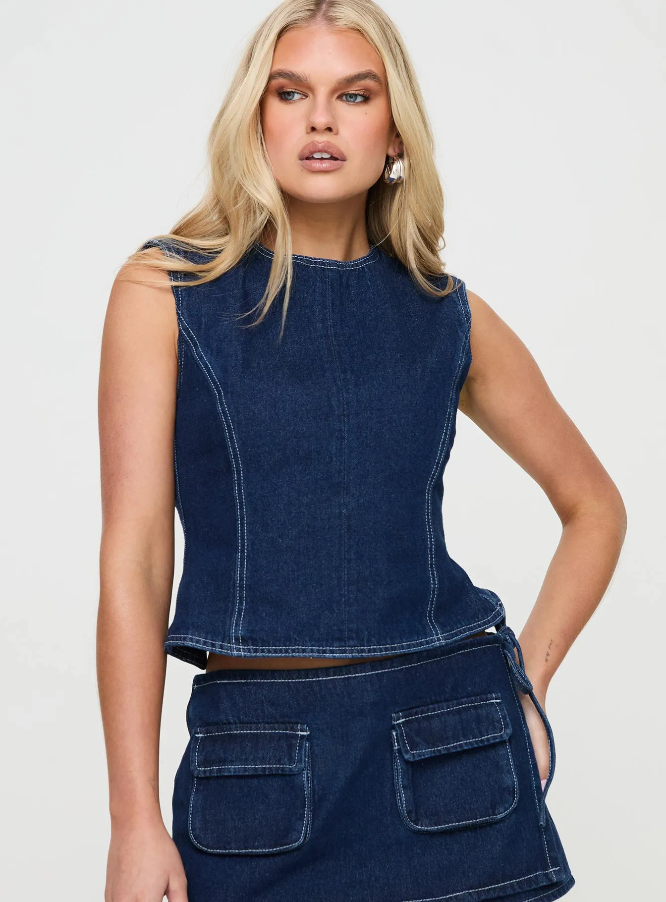 Countryside Top Denim sold by Princess Polly product image thumbnail 2
