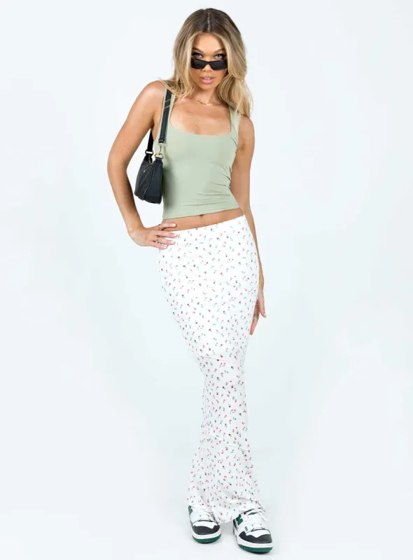 Oscar Maxi Skirt Floral sold by Princess Polly