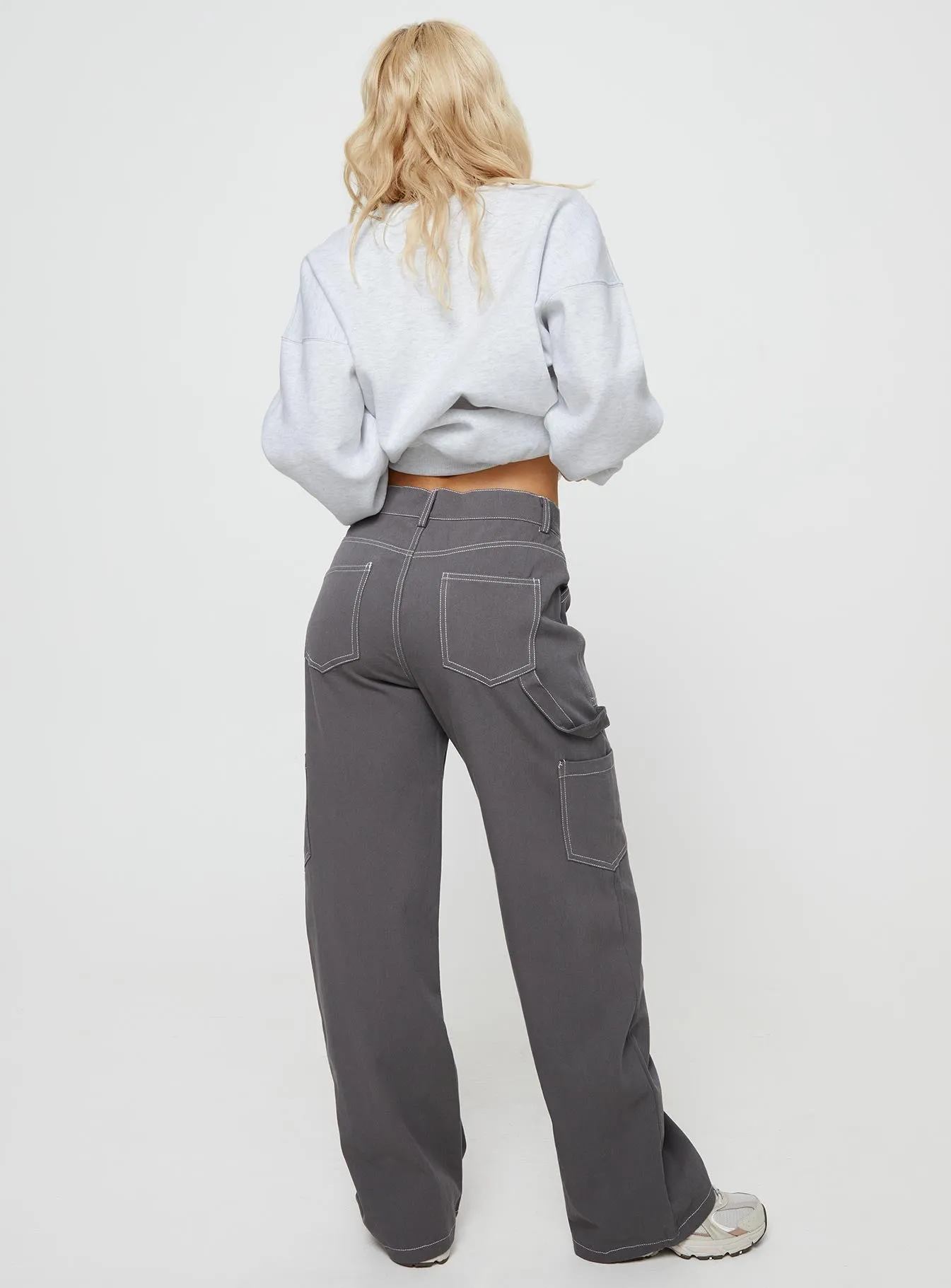 Hellier Cargo Pant Slate sold by Princess Polly product image thumbnail 4