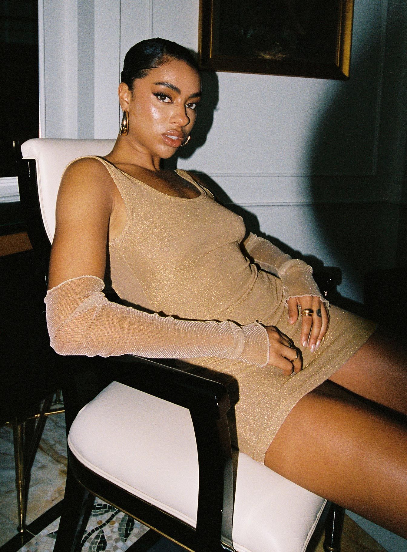 Lirella Mini Dress Beige sold by Princess Polly product image thumbnail 2