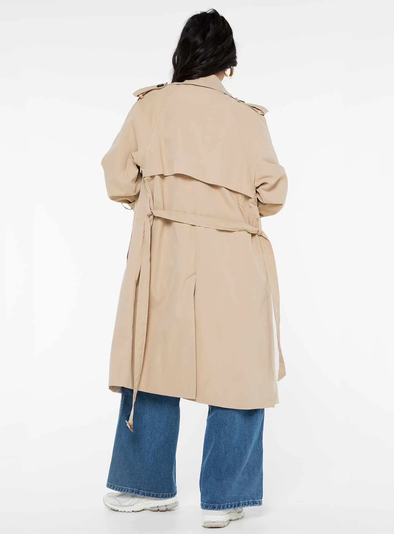 Westwind Trench Coat Natural sold by Princess Polly product image thumbnail 5