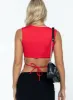 Uzo Top Red Low Impact sold by Princess Polly