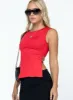 Uzo Top Red Low Impact sold by Princess Polly