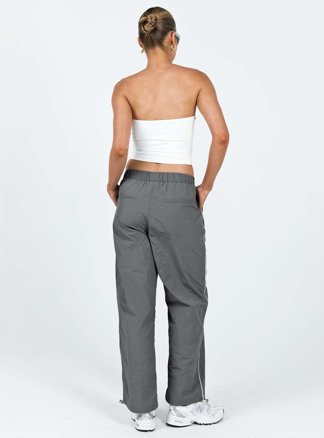 Downtown Parachute Pants Slate sold by Princess Polly product image thumbnail 4