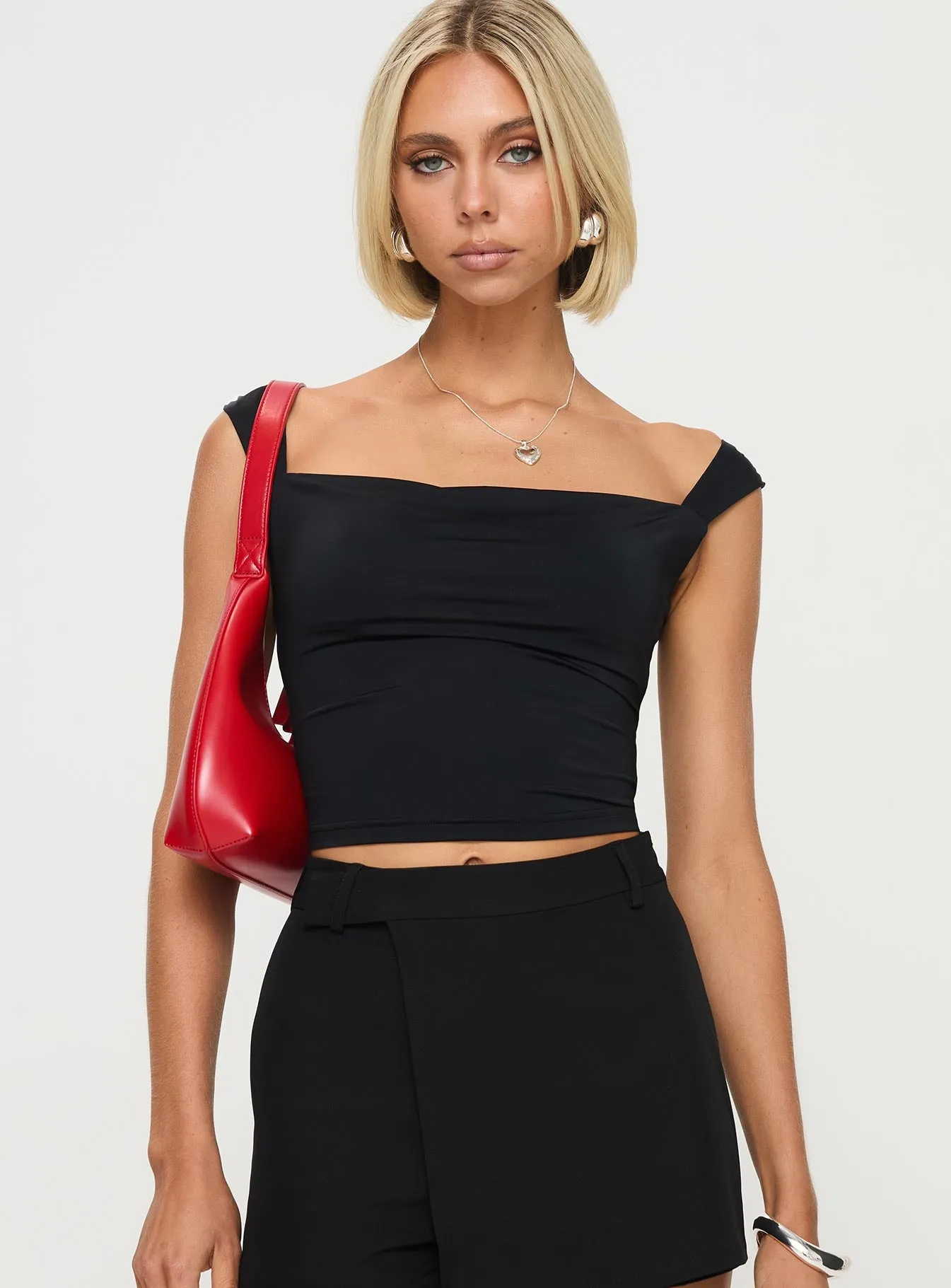 Unwind Top Black sold by Princess Polly product image thumbnail 2