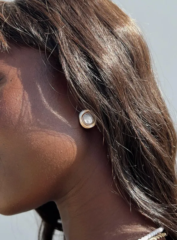 Larose Earrings Gold sold by Princess Polly