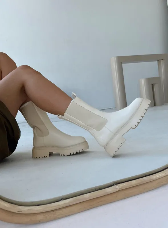 Baker Boots Vanilla sold by Princess Polly